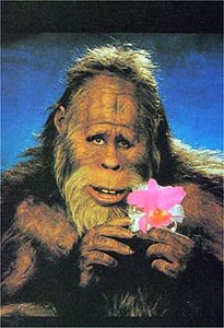 Bigfoot is often imagined to look much like this movie version from 'Harry and the Hendersons'. This screenshot is copyrighted by those who own the copyright to the film.